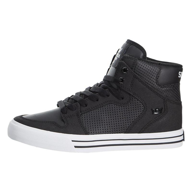 Supra VAIDER Sneaker High Damen Schwarz Lagerverkauf UHKIT6051